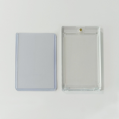 Porte-cartes magnétique transparent toploaders rigide avec protection UV 35pt