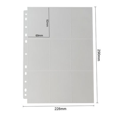 Pages claires de poche de Mtg 9/OIN supérieure de chargement de matériaux de support de carte Cpp