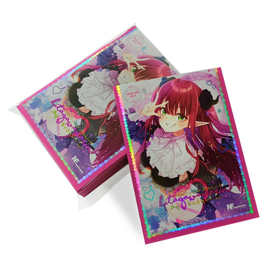 Protège-cartes holographiques brillants Protège-cartes sans PVC