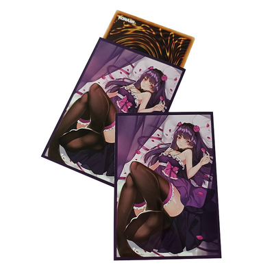 quality Tcg Custom Playing Card Sleeves Protector Deck 62x89mm Petite taille factory