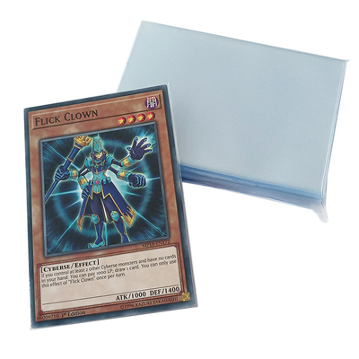 douilles transparentes imperméables durables de cartes de doux intérieur de douilles de 60x87mm Yugioh