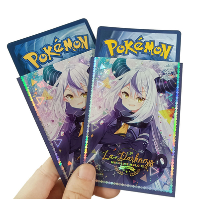 Hologrpahic a imprimé des douilles de carte pour MTG, POKEMON, le WS etc. Art Print Trading Card Sleeve