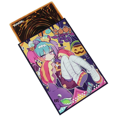 Petite taille imprimée faite sur commande d'Art Print Game Card Sleeve pour des protecteurs de carte de plate-forme de Yugioh