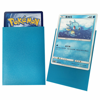 Sans acide et sans PVC 66x91 MTG Standard Matte Blue Jeu Manches de cartes en plastique