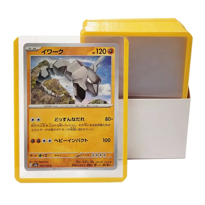 Logo personnalisé Protecteurs de chargeurs en PVC 35pt Porteur de carte de chargeur pour cartes de trading