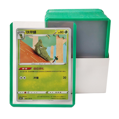 Logo personnalisé Porteur de carte en plastique en PVC Chargeur supérieur pour la protection de la carte