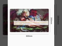 Tapis de jeu antidérapant 600x350mm pour Magic: The Gathering, Tapis de jeu en tissu lisse